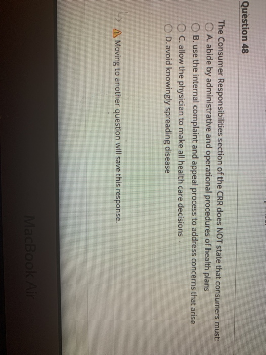 A Moving to another question will save this