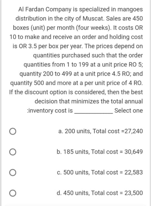 Al Fardan Company is specialized in mangoes