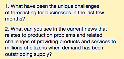 1. What have been the unique challenges of