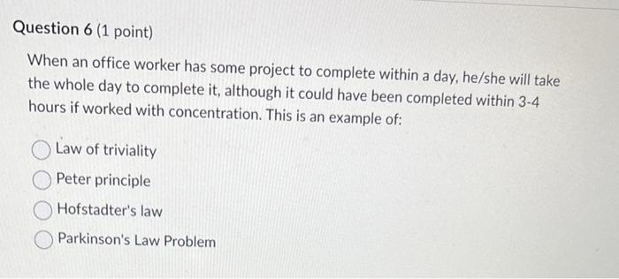 When an office worker has some project to