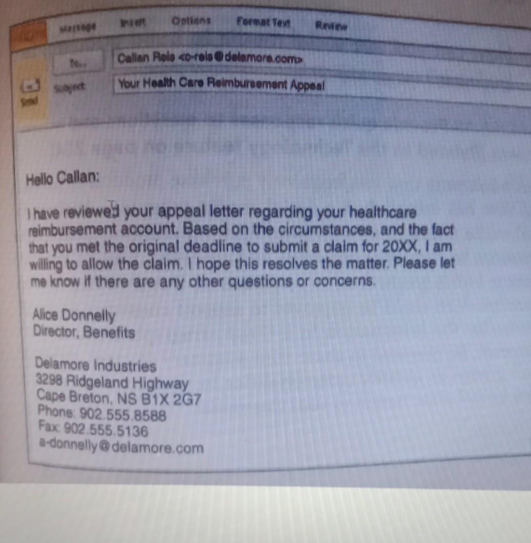 CLASS EXERCISE #3: Respond to customer requests