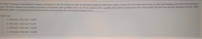 Nardan Company is specialized in mangoes