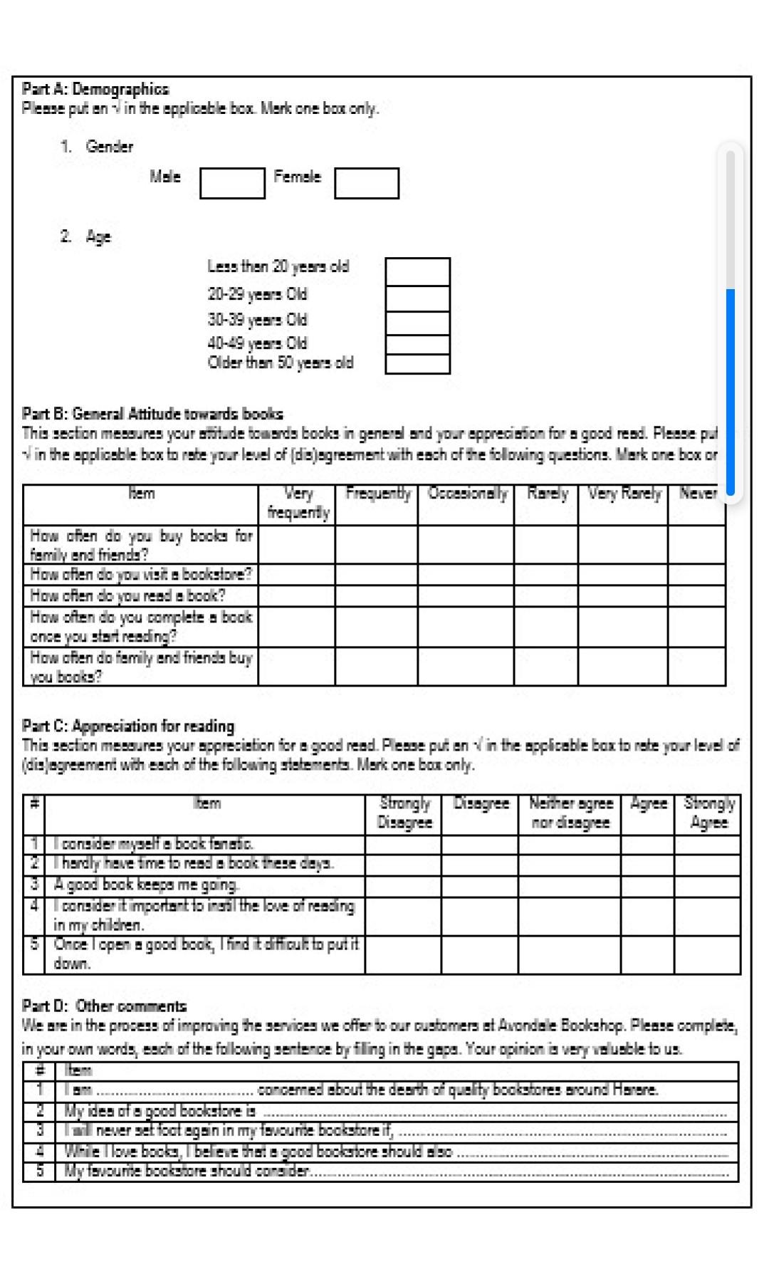 Read the scenario below and answer the questions