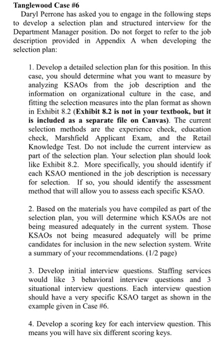 Please answer question 1,2,3 and 4!! Tanglewood