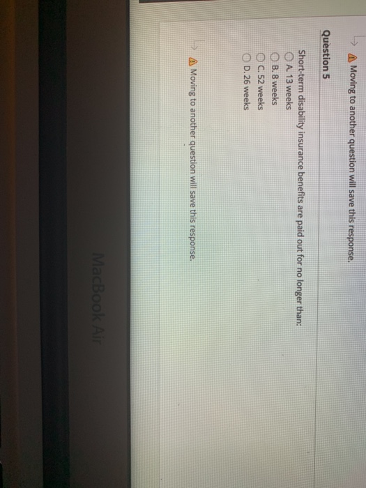 A Moving to another question will save this