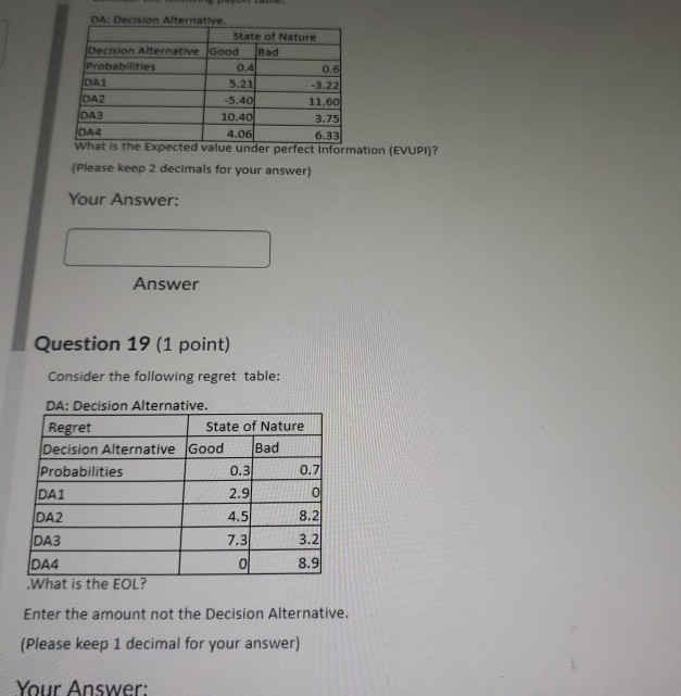 QUESLUIT AU PRIL Consider the following payoff