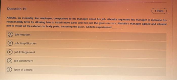 Question 12 1 Point The Product-Team structure is