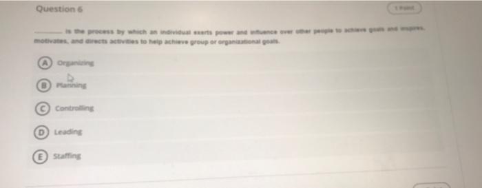 I Paint Question 5 Sara, a Human Resources