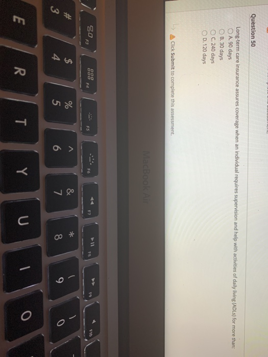 Question 49 of 50 Question 49 2 points Save