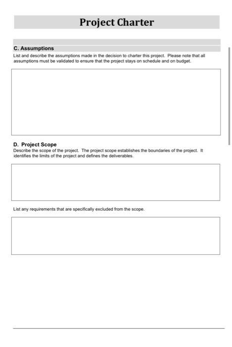 B. Project Objective: Explain the specific