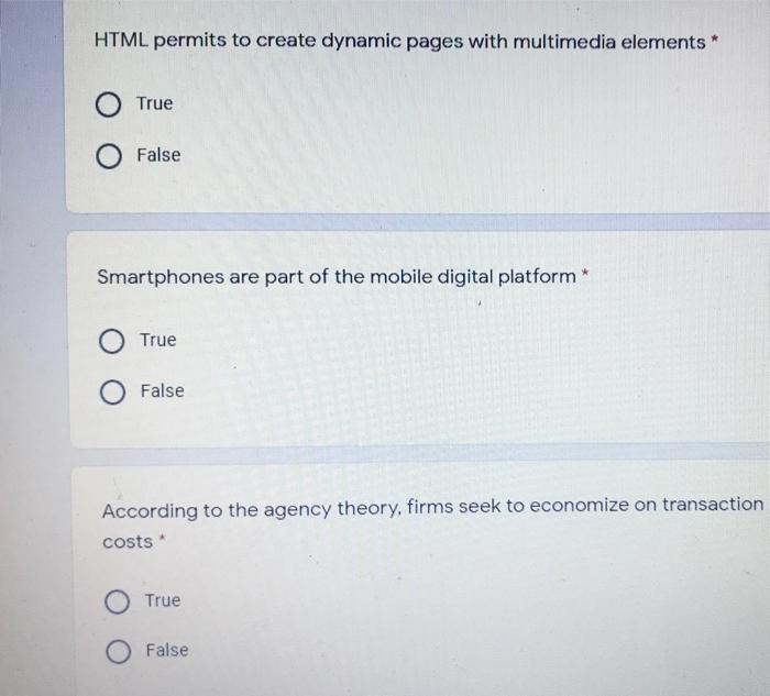 HTML permits to create dynamic pages with
