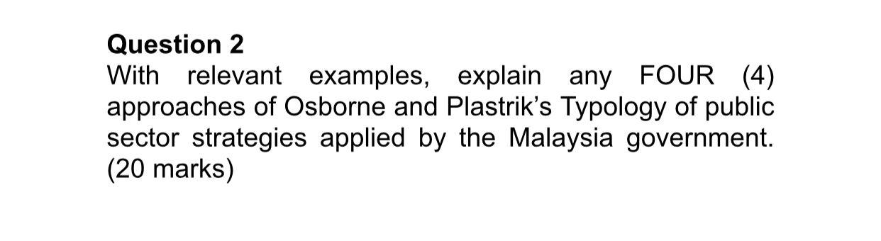 subject : strategic manegement Question 2 With