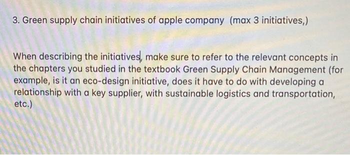 supply chain management and logistics , can you