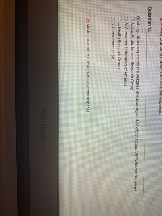 vom Lanouer question will save this response.