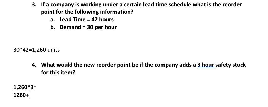 3. If a company is working under a certain lead