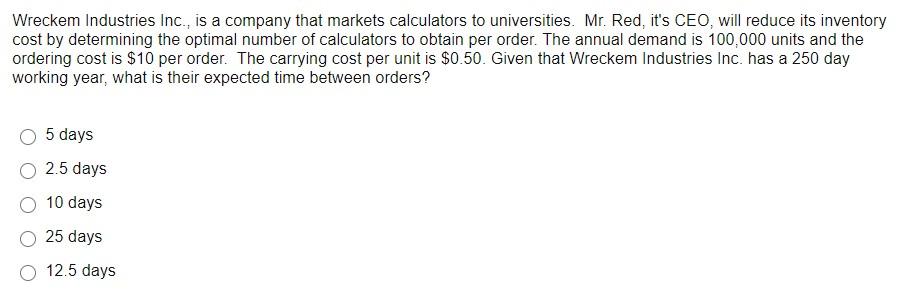 Wreckem Industries Inc., is a company that