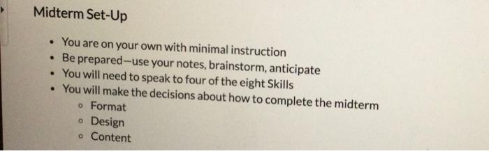 ENG1131 Midterm Prep Presentation For