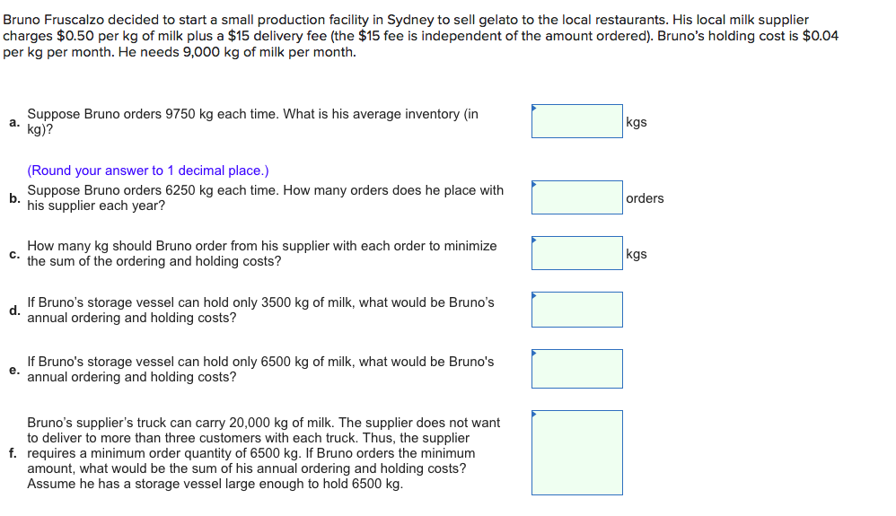 Bruno Fruscalzo decided to start a small