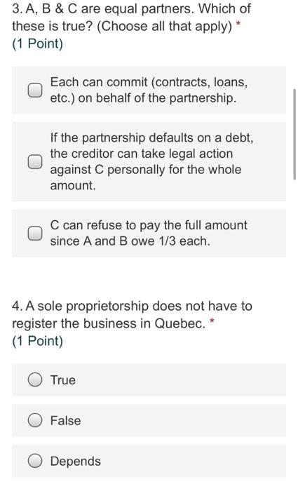 1. Jake ran a handyman business as a sole