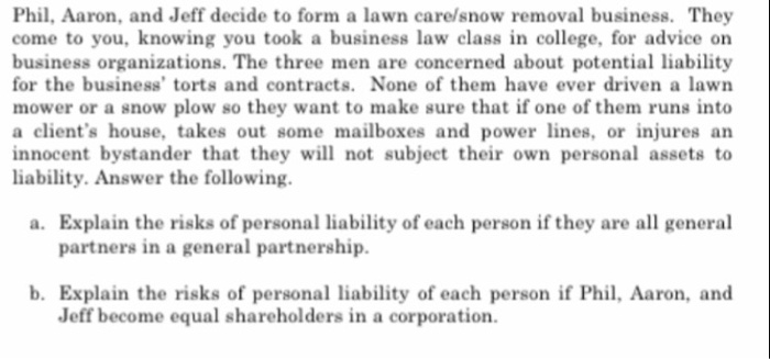 Phil, Aaron, and Jeff decide to form a lawn