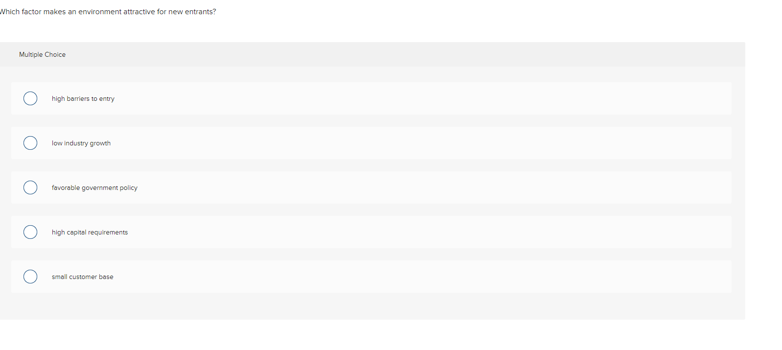 Which term is an independent strategy of an