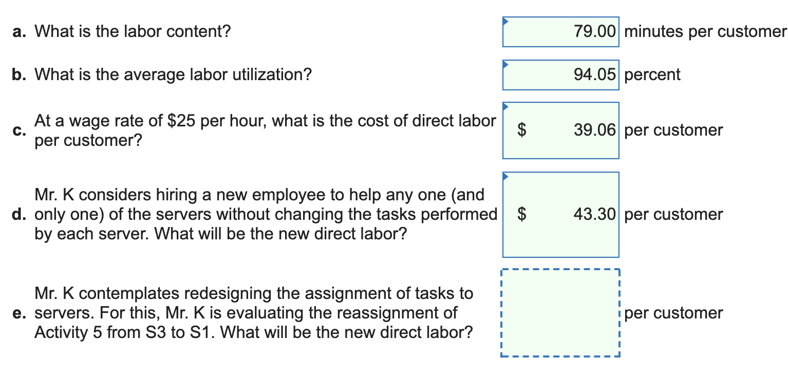 Please include steps and calculations Mr. K's is