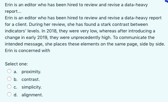 Erin is an editor who has been hired to review