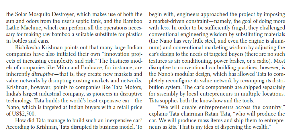Rishikesha Krishnan says that innovation in India