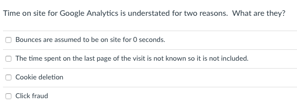 There are three main broad types of reports for