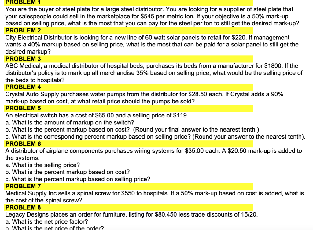 Show all calculations. step by step please!