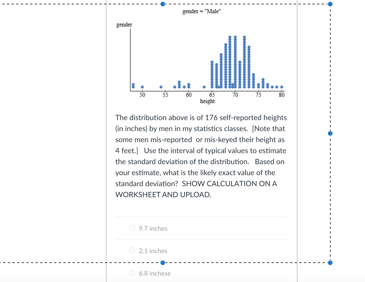 I am relooking at this problem and I got this