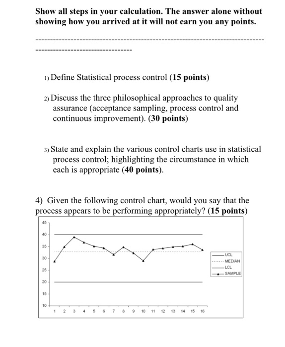 Show all steps in your calculation. The answer