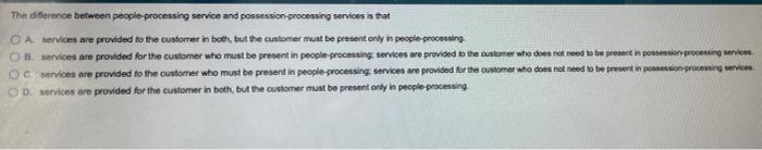 Which service process structure typically