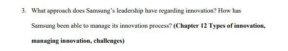 Case # 21: Samsung Electronics 2019 Answer