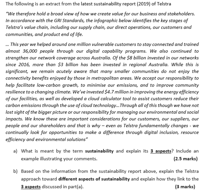 The following is an extract from the latest