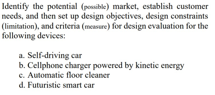 Introduction to Engineering Design ( General