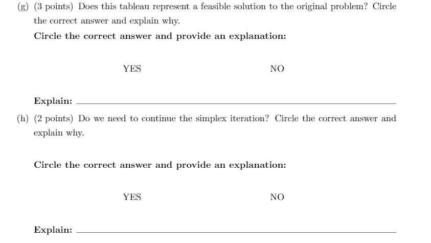 3. Consider the following linear programming