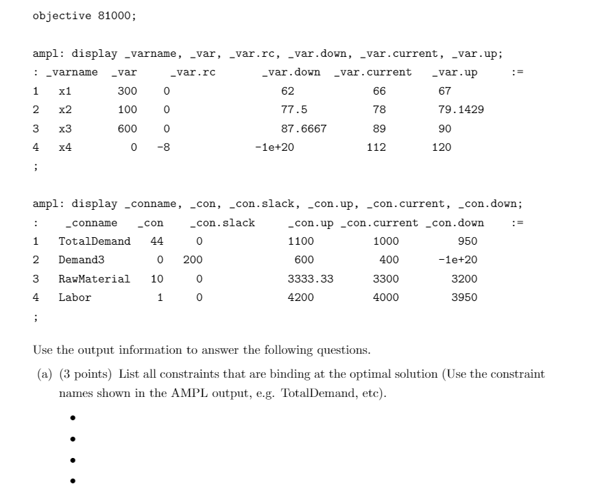 4. A pottery manufacturer sells four types of