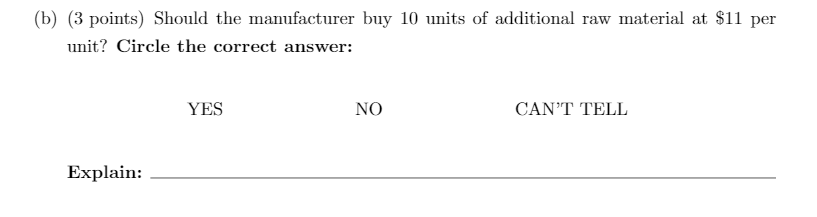 4. A pottery manufacturer sells four types of