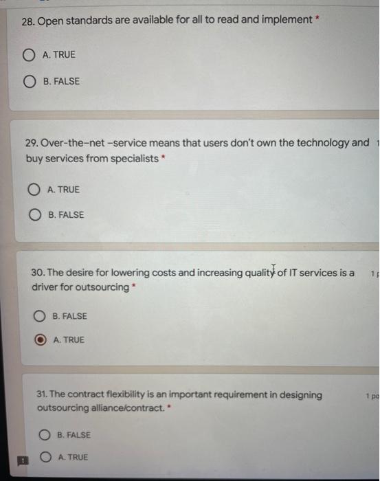 28. Open standards are available for all to read