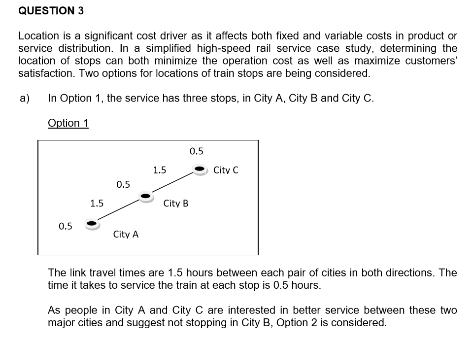 URGENT ANSWER PLEASE QUESTION 3 Location is a