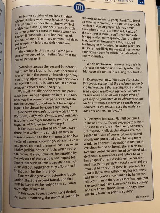 question #3 The Court Decides Perin v. Hayne 210