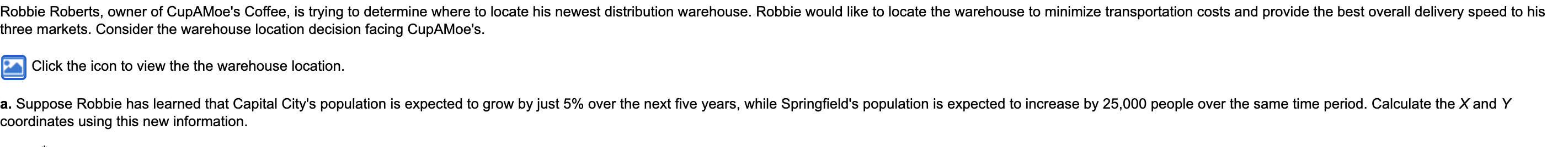 Robbie Roberts, owner of CupAMoe's Coffee, is