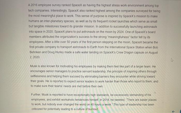 Background/Situation: What is the situation? Is