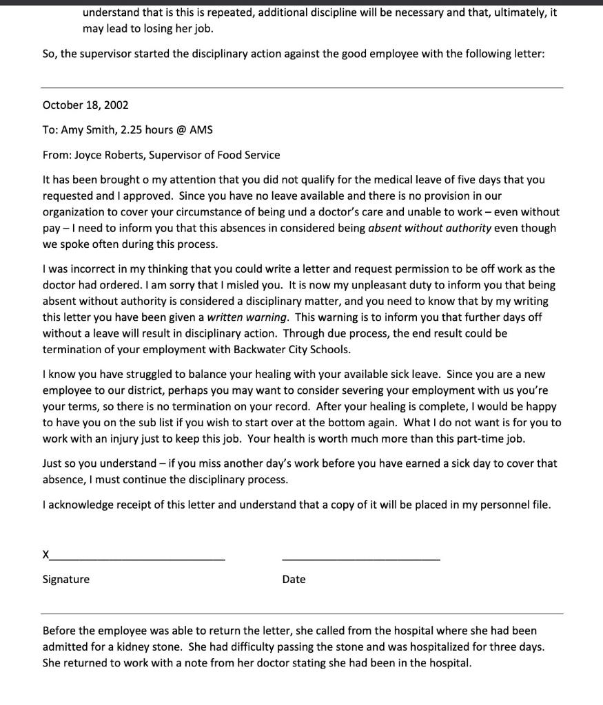 Case Study Question to Answer for Discussion: