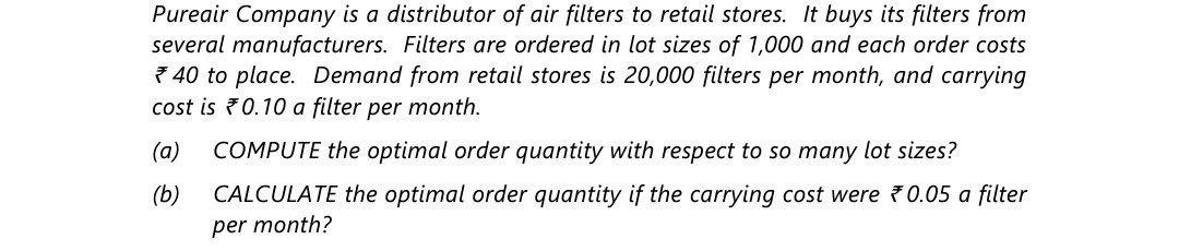 Pureair Company is a distributor of air filters