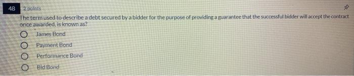 please answer all questions ASAP 41 2 points What