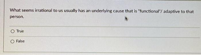 12 What seems irrational to us usually has an