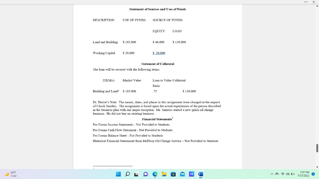 Evaluate the following business plan, identify as