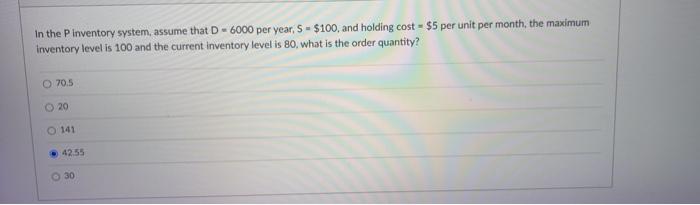 In the Pinventory system, assume that D-6000 per